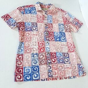 Kahala Tribal Print Hawaiian Shirt